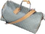 Louis Vuitton Keepall Bandouliere Monogram Titanium 50 Grey
