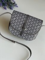 Goyard Goyardine Belvedere II PM Messenger Bag Gray
