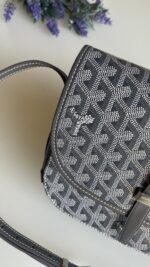 Goyard Goyardine Belvedere II PM Messenger Bag Gray - Image 3