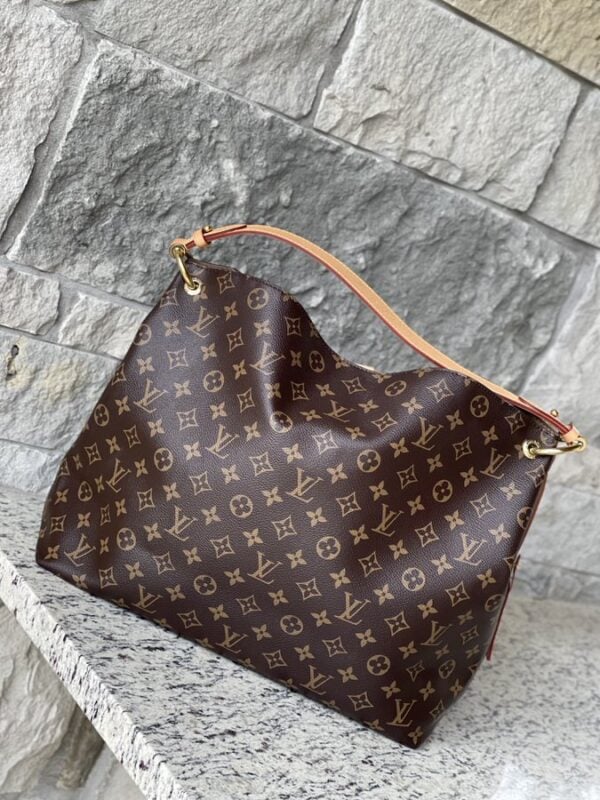 Louis Vuitton Graceful MM Monogram Beige - Image 5