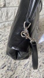 YSL LouLou Small Top Handle Black - Image 5