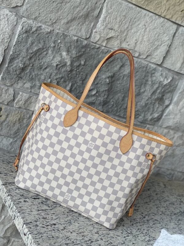 Louis Vuitton Neverfull MM Damier Azur Beige