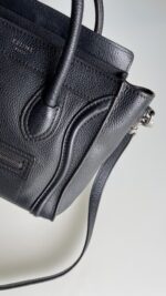 Celine Nano Luggage Crossbody Black - Image 2