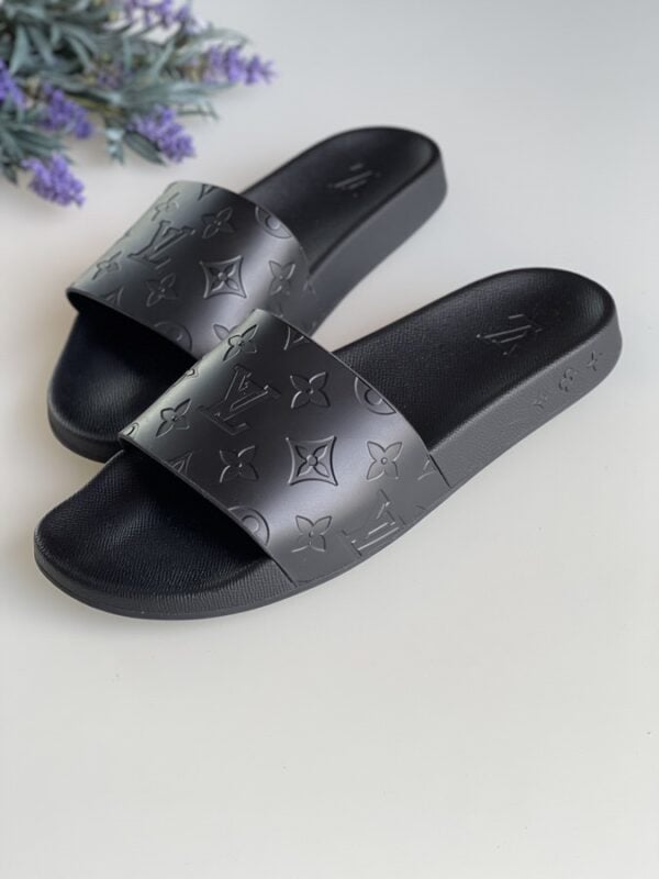 Louis Vuitton Black Slides Men - Image 2