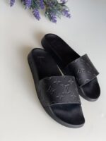 Louis Vuitton Black Slides Men - Image 3