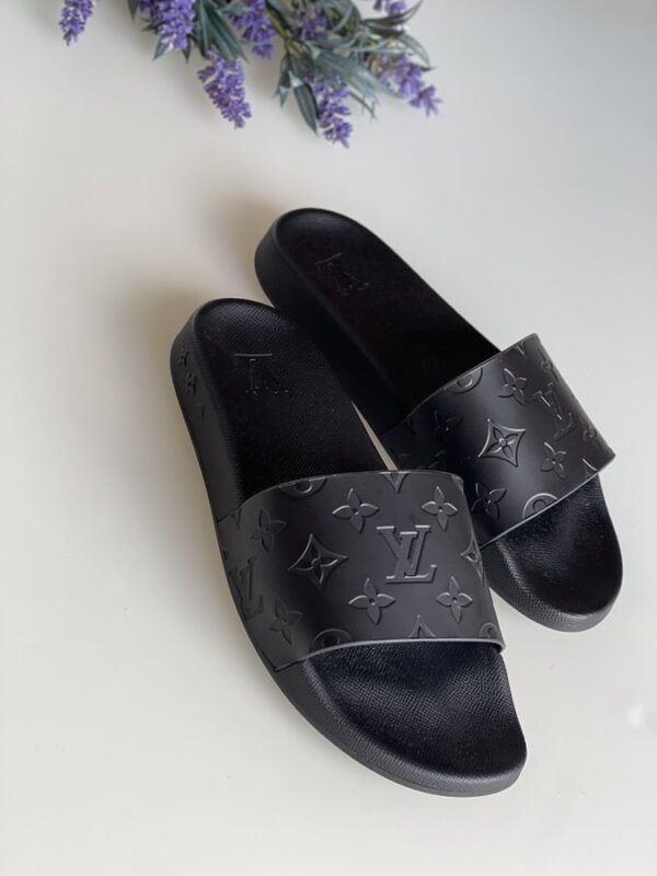 Louis Vuitton Black Slides Men - Image 3
