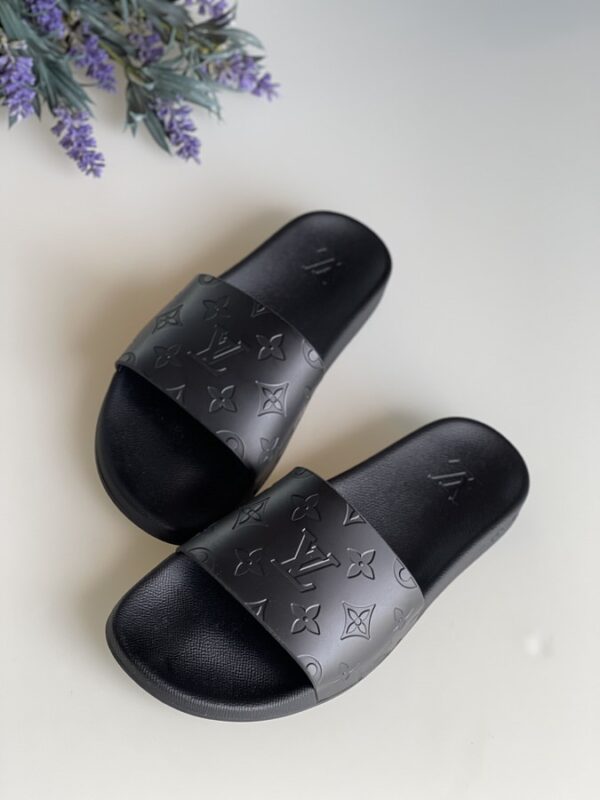 Louis Vuitton Black Slides Men