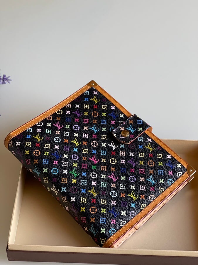 Louis Vuitton Multicolor Noir Agenda Planner Large GM - LVLENKA Luxury  Consignment