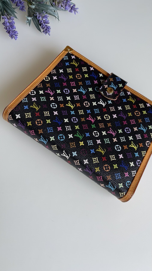 Louis Vuitton Multicolor Noir Agenda Planner Large GM - LVLENKA Luxury  Consignment