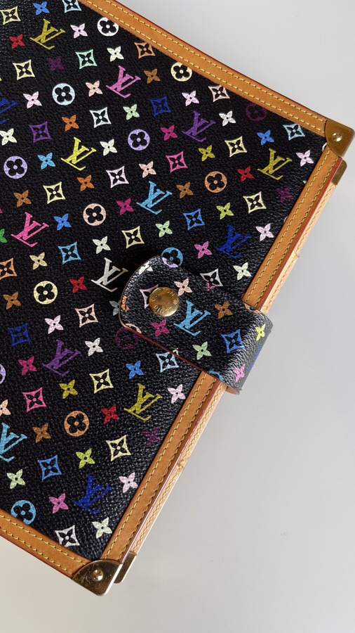 Louis Vuitton Multicolor Noir Agenda Planner Large GM - LVLENKA