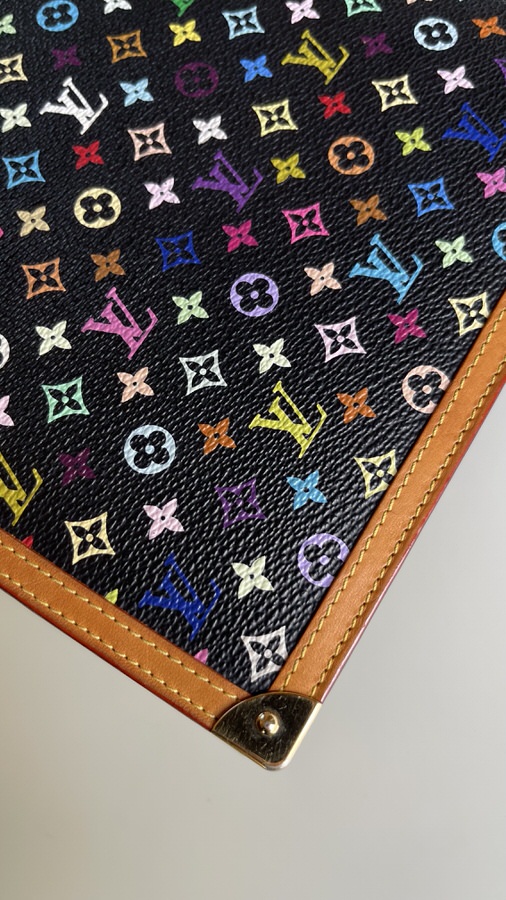 Louis Vuitton Multicolor Noir Agenda Planner Large GM - LVLENKA