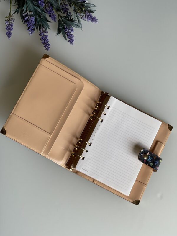 Louis Vuitton Multicolor Noir Agenda Planner Large GM - Image 17