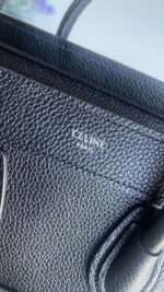 Celine Nano Luggage Black Handbag - Image 4