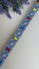 Louis Vuitton Denim 35mm LV New Wave Belt 85 34 - Image 4