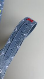 Louis Vuitton Denim 35mm LV New Wave Belt 85 34 - Image 5