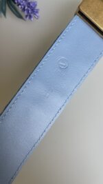 Louis Vuitton Denim 35mm LV New Wave Belt 85 34 - Image 6