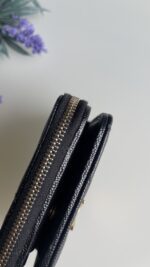 YSL Cassandre Compact Zip Around Wallet - Image 5