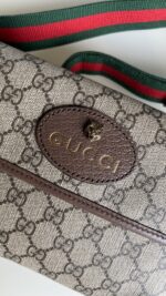 Gucci GG Supreme Monogram Neo Vintage Web Belt Bag Brown - Image 3