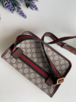 Gucci GG Supreme Monogram Neo Vintage Web Belt Bag Brown - Image 4