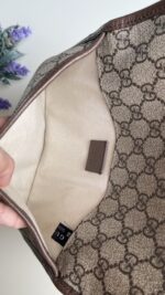 Gucci GG Supreme Monogram Neo Vintage Web Belt Bag Brown - Image 6