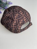 Fendi Canvas FF Reloaded Baseball Hat Tobacco Yellow - Image 3