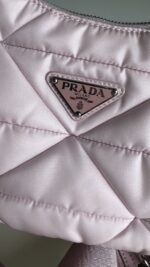 Prada Nylon ReEdition Puffer Crossbody Light Pink - Image 3