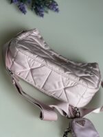 Prada Nylon ReEdition Puffer Crossbody Light Pink - Image 4
