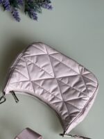 Prada Nylon ReEdition Puffer Crossbody Light Pink - Image 8