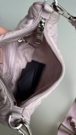 Prada Nylon ReEdition Puffer Crossbody Light Pink - Image 11