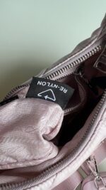 Prada Nylon ReEdition Puffer Crossbody Light Pink - Image 13