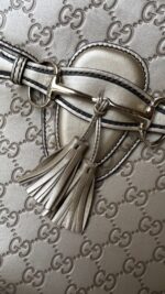 Gucci Shine Guccissima Large Emily Chain Shoulder Bag Gold - Image 5