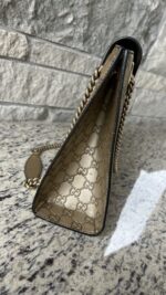 Gucci Shine Guccissima Large Emily Chain Shoulder Bag Gold - Image 6