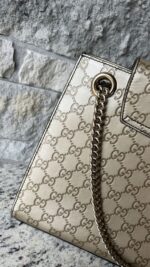 Gucci Shine Guccissima Large Emily Chain Shoulder Bag Gold - Image 8
