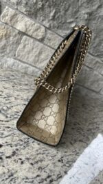 Gucci Shine Guccissima Large Emily Chain Shoulder Bag Gold - Image 9