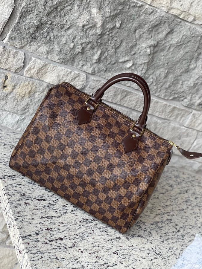 Louis Vuitton Speedy 30 Damier Ebene - LVLENKA Luxury