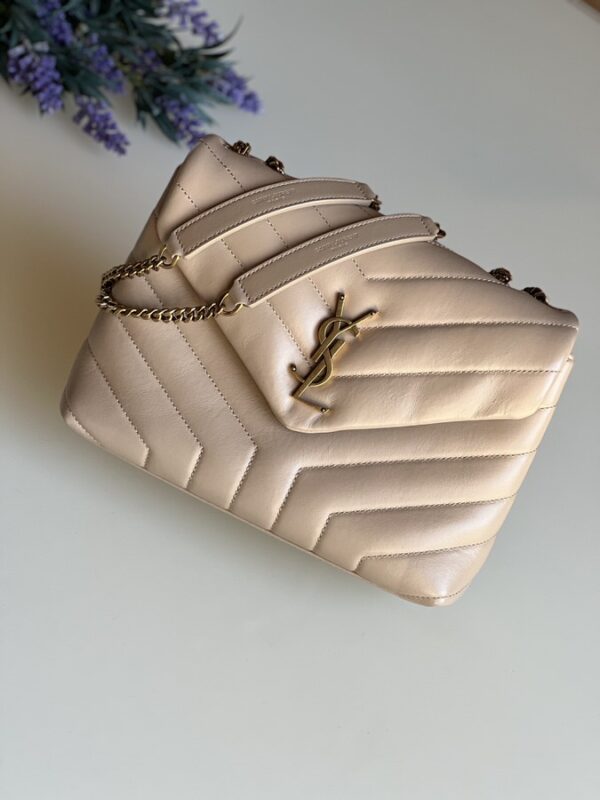 IMG_4167 4-1 YSL Small LouLou Beige GHW - Image 1