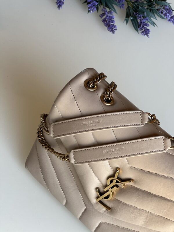 YSL Small LouLou Beige GHW - Image 2