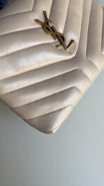 YSL Small LouLou Beige GHW - Image 5