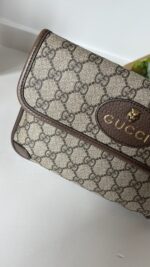 Gucci GG Supreme Monogram Neo Vintage Web Belt Bag Brown - Image 2