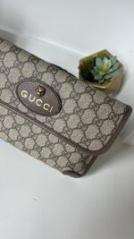 Gucci GG Supreme Monogram Neo Vintage Web Belt Bag Brown - Image 3