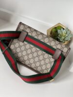 Gucci GG Supreme Monogram Neo Vintage Web Belt Bag Brown - Image 5