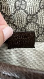 Gucci GG Supreme Monogram Neo Vintage Web Belt Bag Brown - Image 10