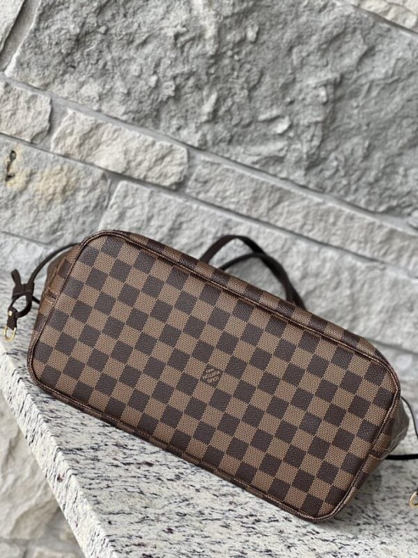 Louis Vuitton Neverfull MM Damier Ebene Rose Ballerine - Image 8