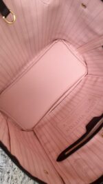 Louis Vuitton Neverfull MM Damier Ebene Rose Ballerine - Image 10
