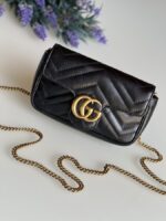 Gucci Super Mini GG Marmont Black