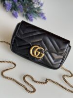 Gucci Super Mini GG Marmont Black - Image 2