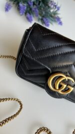 Gucci Super Mini GG Marmont Black - Image 3