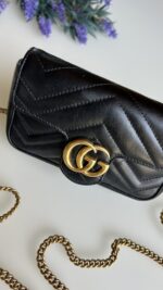 Gucci Super Mini GG Marmont Black - Image 4