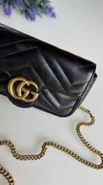 Gucci Super Mini GG Marmont Black - Image 5