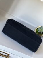 Chanel Canvas Small Deauville Tote Black - Image 12